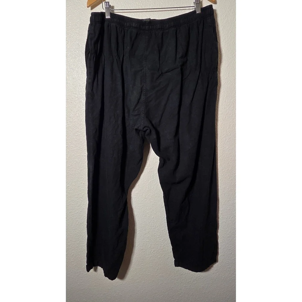 Polo Ralph Lauren Mens XL Black Cotton Lounge Pajama Pants Loungewear Sleepwear